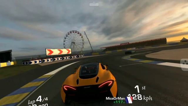 Mclaren 570GT - Bugatti Circuit | CUP event | Real Racing 3 | Android & iOS смотреть онлайн
