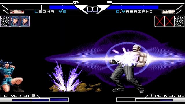 [KOF Mugen] Yellow Shine Leona Vs Yamazaki Team