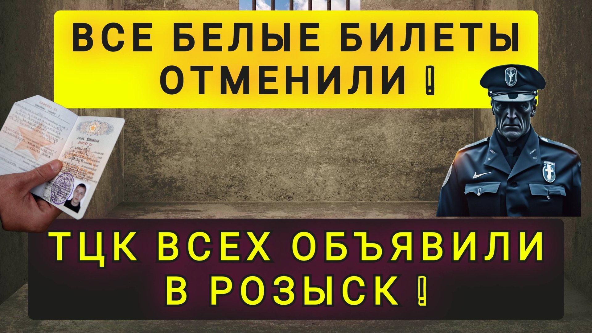 ТЦК ОТМЕНИЛИ ВСЕ БЕЛЫЕ БИЛЕТЫ !!! ВСЕ ВОЕВАТЬ !!! смотреть онлайн