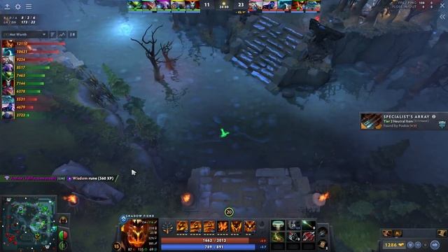 Shadow Fiend Dota Gameplay Miracle with Tunic and Butterfly смотреть онлайн