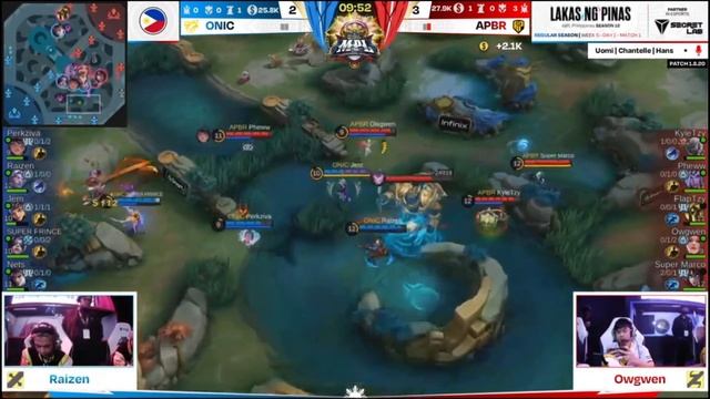 APBR vs ONIC Game 2 | WEEK 5 | DAY 1 | MPL-PH S12 смотреть онлайн