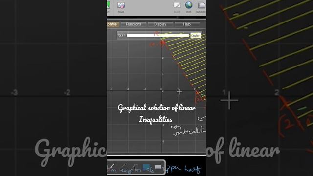 Graphical solution of linear Inequalities смотреть онлайн