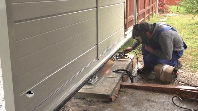 Въездные ворота «АЛЮТЕХ» установлены на территории возле дома Владимира Этуша смотреть онлайн