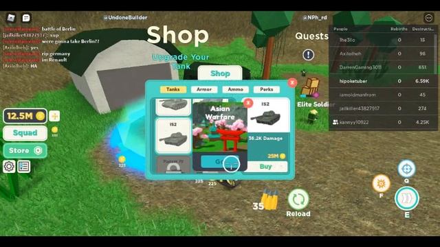 Tank simulator (Roblox) смотреть онлайн