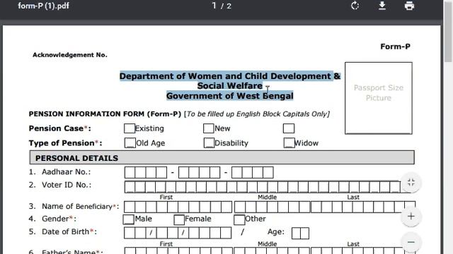 [WBSW-Pension]West Bengal Social Welfare Scheme 2018 - WB Old Age Pension смотреть онлайн