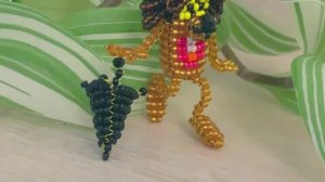 Дюдюка Барбидокская из бисера / ссылка на мастер класс под видео / фигурки из бисера /