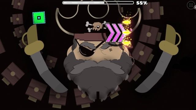 Больше мечей,больше пиратов! Zone pirate II by Wilz (insane level) (Geometry Dash) смотреть онлайн