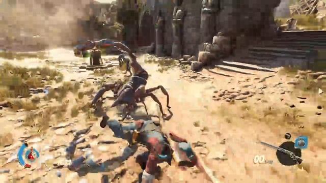 Пробное прохождение Strange Brigade №1