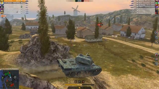 FV217 Badger, AMX 50 B & T110E3 • WoT Blitz Gameplay смотреть онлайн