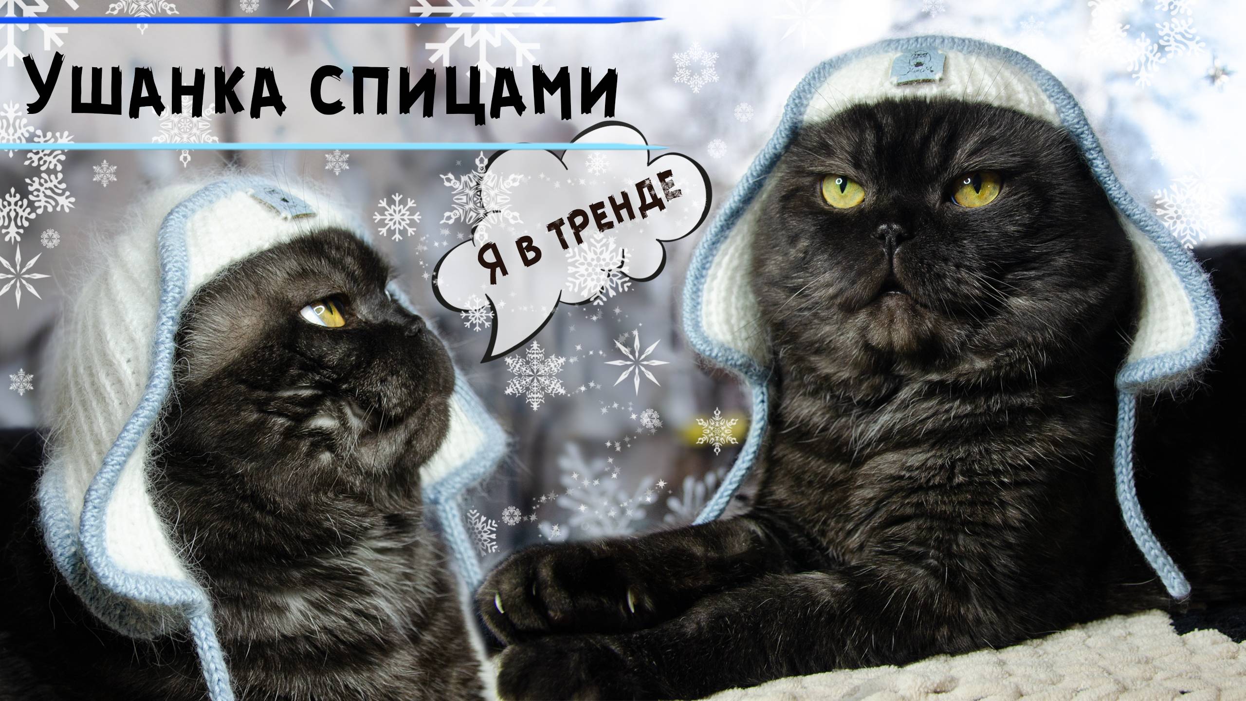 Тренд сезона 🐾 УШАНКА спицами из пуха норки с кеттлевкой для кота смотреть онлайн