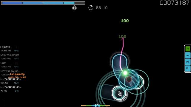 Играю в Osu (3 - 4*) смотреть онлайн