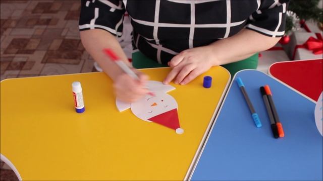 Мастер - класс. Аппликация "Снеговик'" смотреть онлайн