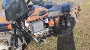 Барнаул. Китайский двигатель 250 жидкостного охлаждения на мотоцикл Урал. Продажа родного ДВС с КПП