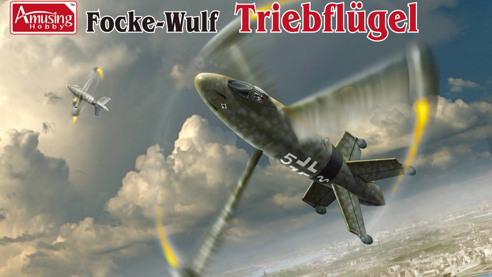 Распаковка Amusing Hobby 1 48 48A001 Focke Wulf Triebflügel