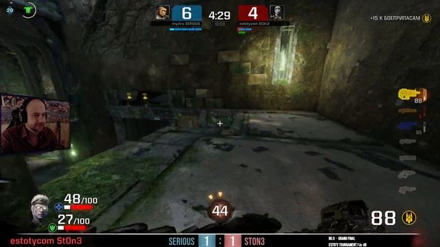 Serious vs St0n3 Estoty cup №48 Grand final part 2 Quake Champions смотреть онлайн
