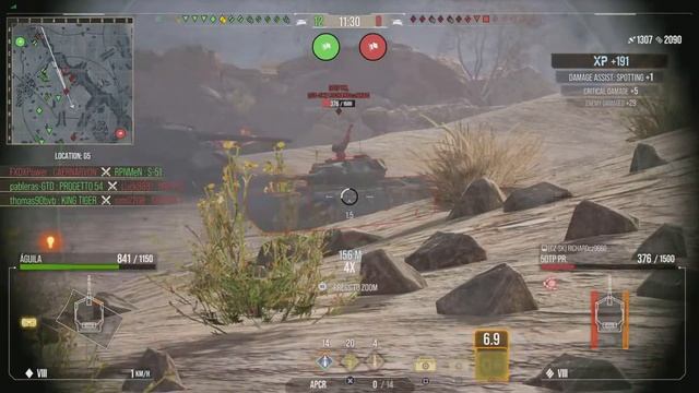 World of Tanks/ HWK 30 | 5111 COMBO DAMAGE 7 KILL'S смотреть онлайн