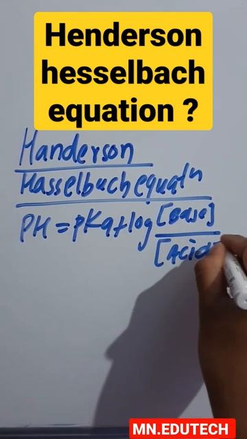 Henderson hesselbach equation # blood pH.#shorts #ytshorts #viral смотреть онлайн