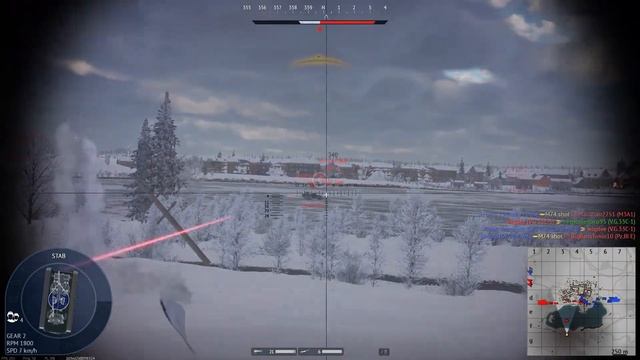 M3 Stuart Destroys 3 Enemy Tanks | War Thunder смотреть онлайн