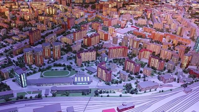 Очень большой макет города смотреть онлайн