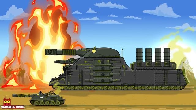 "Decisive battle of the titans" Cartoons about tanks смотреть онлайн
