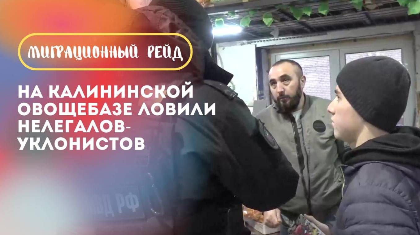 Как на Калининской овощебазе ловили нелегалов-уклонистов смотреть онлайн