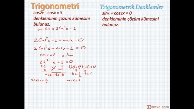 Trigonometrik Denklemler смотреть онлайн