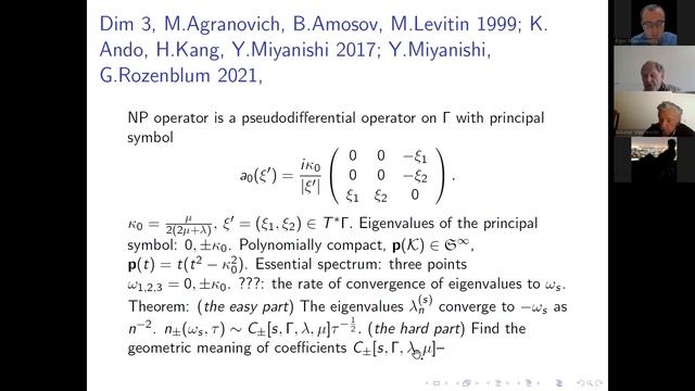 Rozenblum 2022 10 12 discrete spectrum of polynomially compact pseudodifferential operators смотреть онлайн