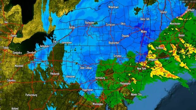 Winter Storm Riley Radar Loop 7 AM 3/2/18 смотреть онлайн