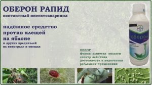 Оберон Рапид - средство против клещей на яблоне, белокрылки и трипсов на овощах и винограде