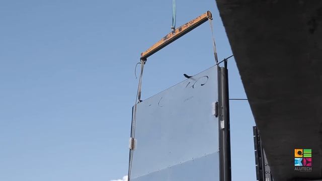 Монтаж элементного фасада ALT EF65 от «АЛЮТЕХ» на многофункциональном комплексе «Мосфильмовский» смотреть онлайн