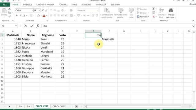 Analisi Dati con Excel 2013 - 18 - Cerca verticale e cerca orizzontale смотреть онлайн