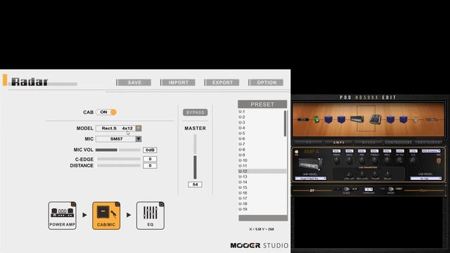 Mooer Radar + POD HD ENGL Fireball Preamp смотреть онлайн