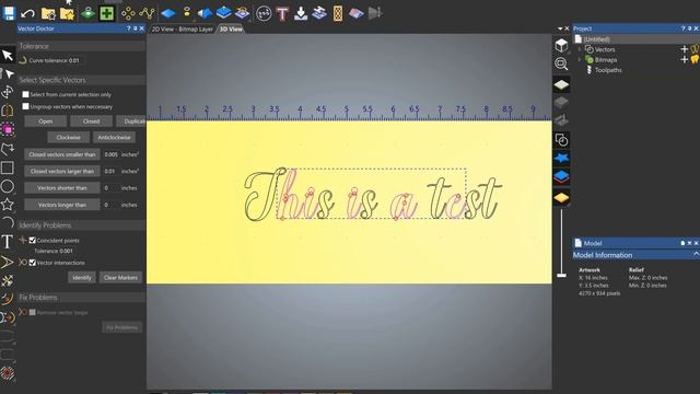 Carveco Maker Text editing and vector spline tool смотреть онлайн