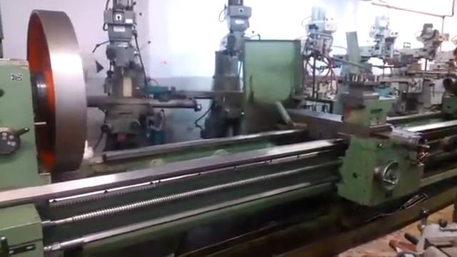 TORNO PARALELO UNIVERSAL MARCA TOS MODELO SUI80 X 4000 MM смотреть онлайн