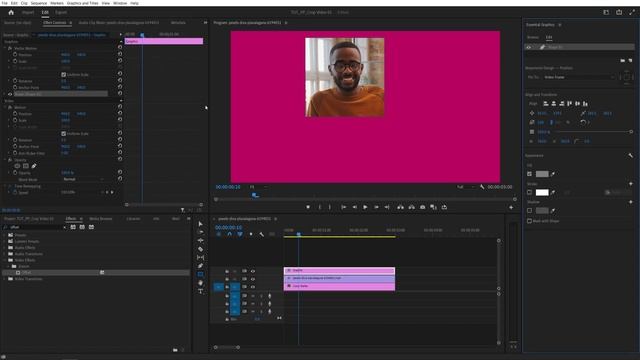 How To Crop Video In Premiere Pro | Circle Crop