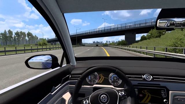 ets2 Volkswagen Passat B8 Доступный в 4-дверном седане и 5-дверном кузове универсал смотреть онлайн