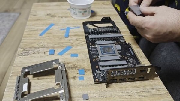 Обслуживание видеокарты ASUS TUF GeForce RTX 3080 Ti
