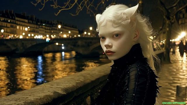 BEAUTIFUL CAT WOMAN IN PARIS, Bastet Goddess Of CATS