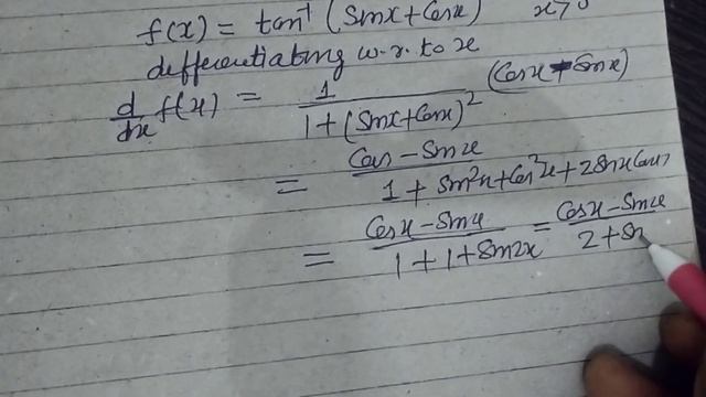 Show that the function f is given by f(x)= tan-¹(Sinx+Cosx) is always an strictly increasing in.. смотреть онлайн