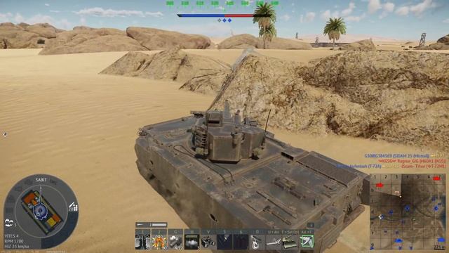 War Thunder tank gameplay - 2s38 - t72av ground battle смотреть онлайн