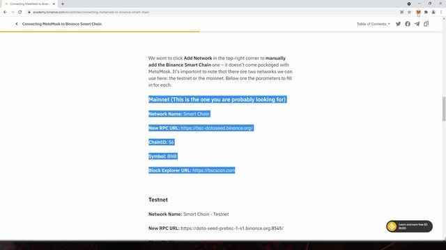 How to Connect Binance Smart Chain to Metamask смотреть онлайн