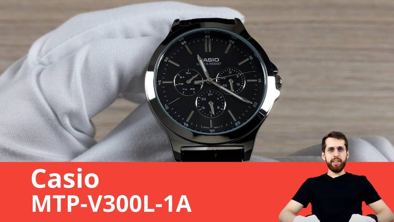 Обзор и настройка часов Casio MTP-V300L-1A смотреть онлайн