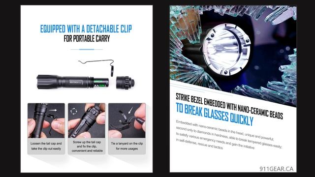 TA30 V 2.0 NEXTORCH® 1300 Lumen Tactical Flashlight смотреть онлайн