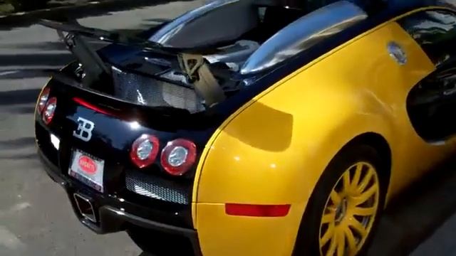 SWAG! Is This Wiz Khalifa's Black & Yellow Bugatti Veyron Spotted On Rodeo Drive? смотреть онлайн