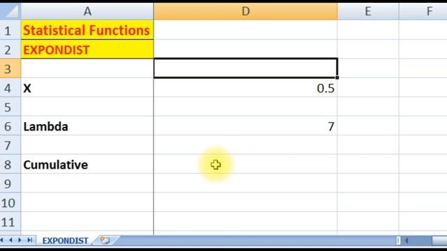 Exponential Distribution Excel Tutorial смотреть онлайн