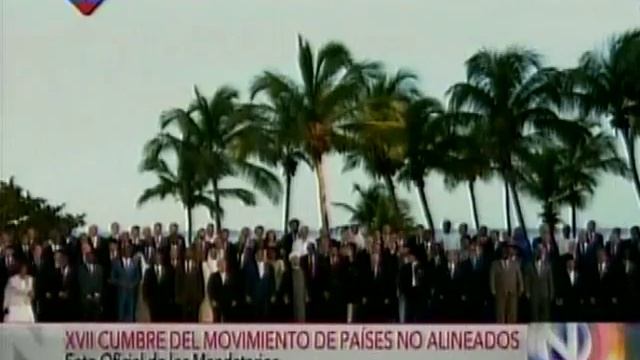 La Imagen: La Foto Oficial De La XVII Cumbre Del Movimiento De Los Países No Alineados En Margarita