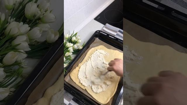 Булочки с малиной и творогом. Вкуснятина💜 смотреть онлайн