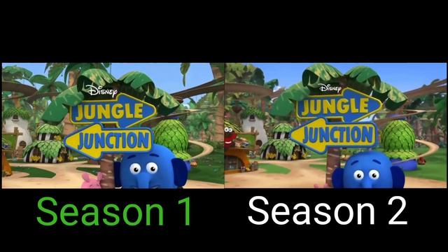 Jungle Junction Theme Song Season 1 and Season 2 Side by Side Comparison смотреть онлайн