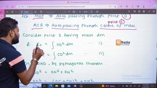 Rotational dynamics class 12 ll 12th physics ll radius of gyration ll parallel axis theorem sp sir смотреть онлайн