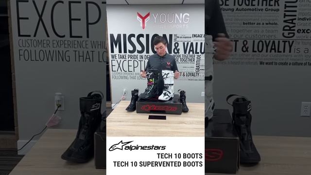 YP REVIEW: Alpinestars Tech 10 & Tech 10 Supervented boots смотреть онлайн